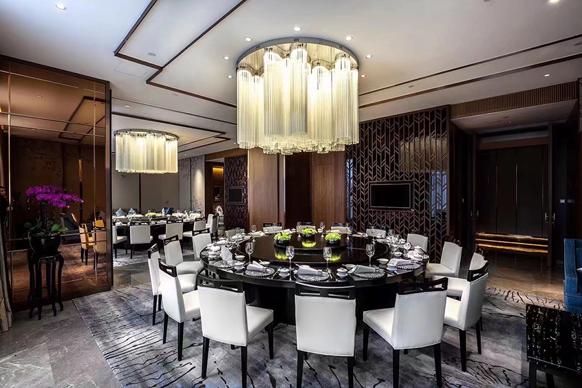 瀚森大厦 地铁1号线【罗宝线】与地铁10号线【坂田线】岗厦地铁站 D出口 五楼自助餐厅